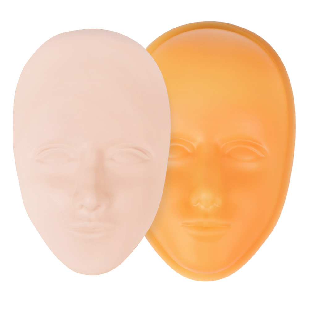 silicone practice head and practice skin
